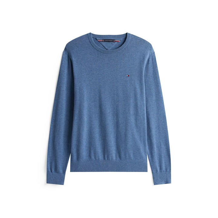 Tommy Hilfiger Men's Blue Crew Neck Jumper