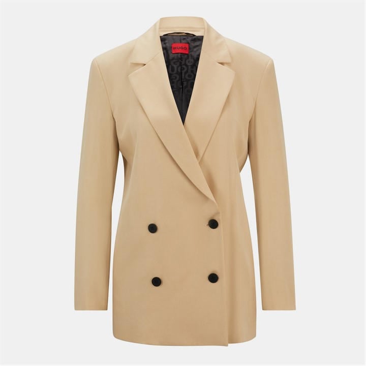 HUGO Women’s Aboma Suit Jacket – Beige