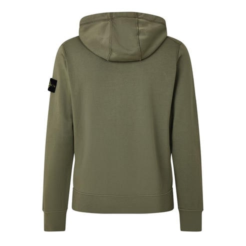 STONE ISLAND - Men's Heavyweight Full-Zip Cotton Fleece Top