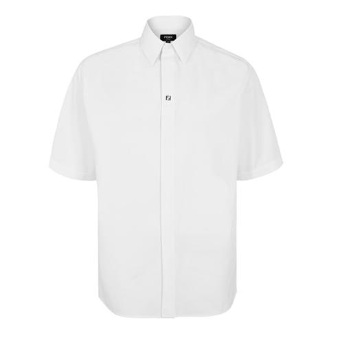 FENDI - Men's Boxy Short Sleeve Plain Shirt