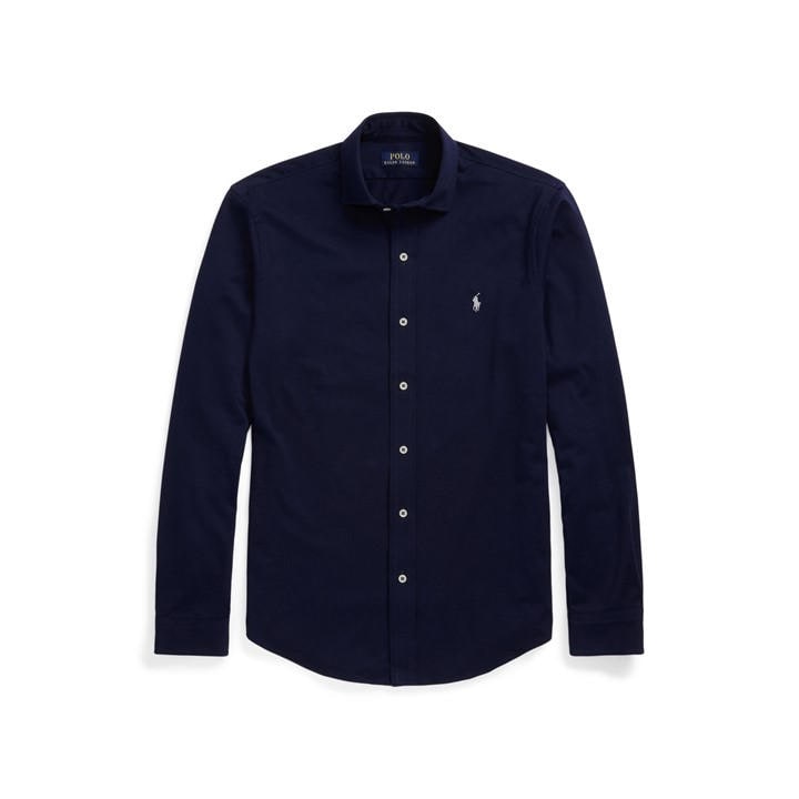 Polo Ralph Lauren Men's Blue Cotton Jersey Shirt - S
