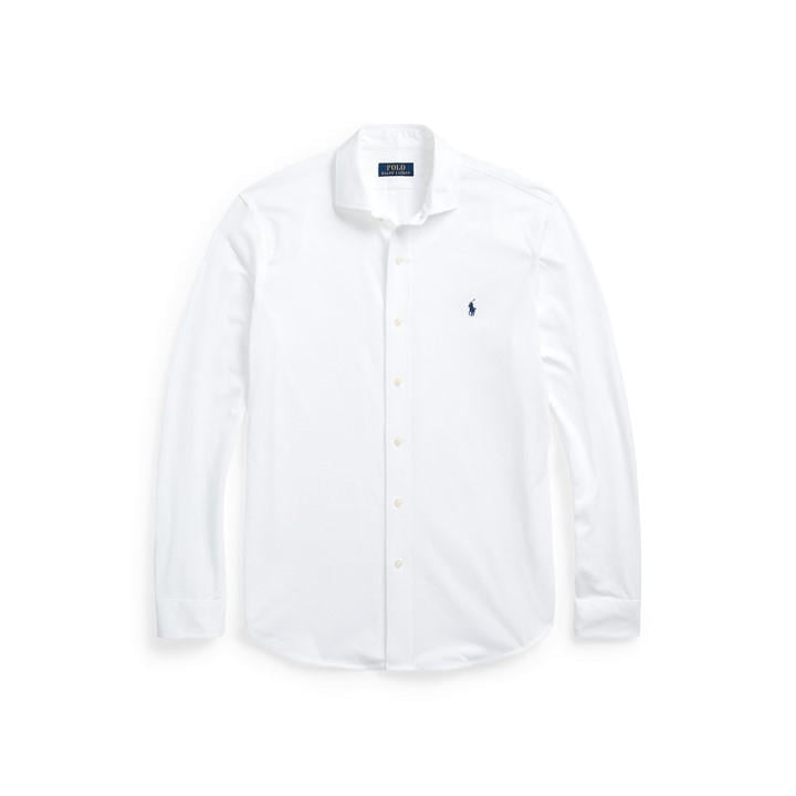 Polo Ralph Lauren Men's White Cotton Jersey Shirt - M