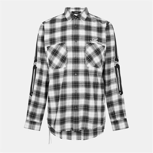 AMIRI - Men's Bones Long Sleeve Flannel Shirt