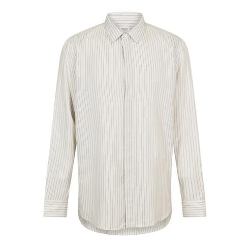SAINT LAURENT - Men's Cass Long Sleeve Patterned Shirt