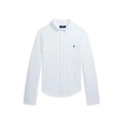 POLO RALPH LAUREN - Kids' Mesh Long Sleeve Plain Shirt