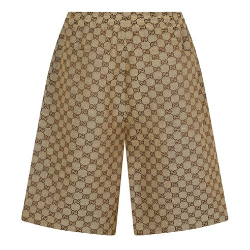 GUCCI - Gucci GG Lthr Shorts Sn61