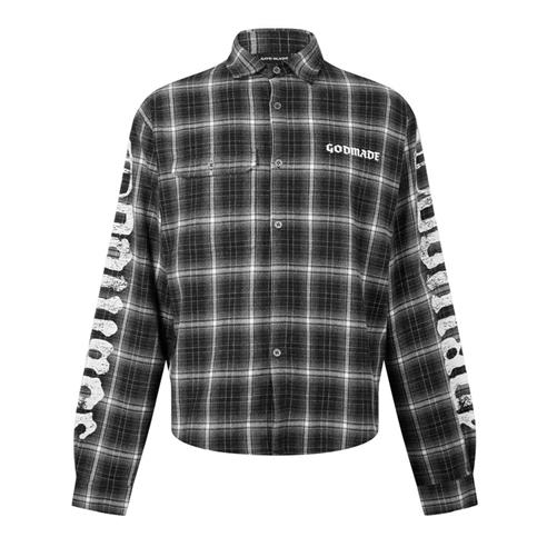 GOD MADE - Men's Long Sleeve Patterned Shirt