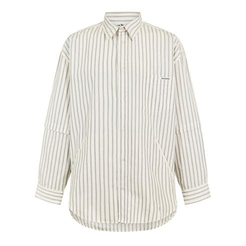 ACNE STUDIOS - Men's Stripe Long Sleeve Shirt