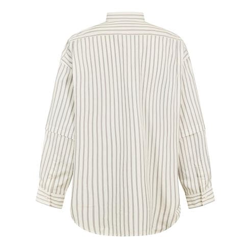 ACNE STUDIOS - Men's Stripe Long Sleeve Shirt