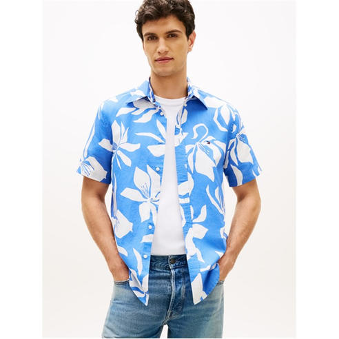 Tommy Hilfiger - Tommy LinenFlwr Shrt Sn62