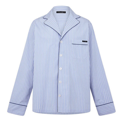 DOLCE AND GABBANA - Men's Long Sleeve Patterned Shirt