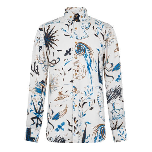 VIVIENNE WESTWOOD - Men's 2 Button Krall Long Sleeve Shirt