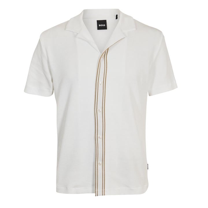 Boss Men's White Hbb Pasini Shirt Sn63