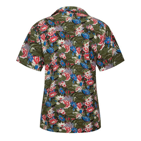Boss - Mens BOSS Bodywear Beach Patterned Short Sleeve Shirt