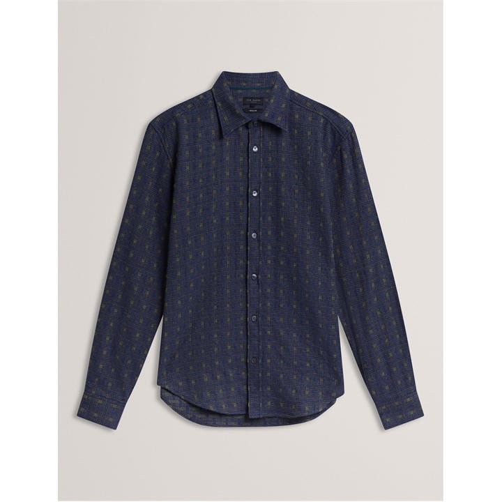 Ted Baker Men's Blue Ted Ls Check Shirt Sn61