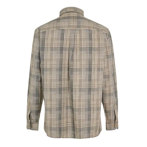 Barbour - Mens Barbour Maxwell Checked Patch Long-Sleeved Relaxed Shirt