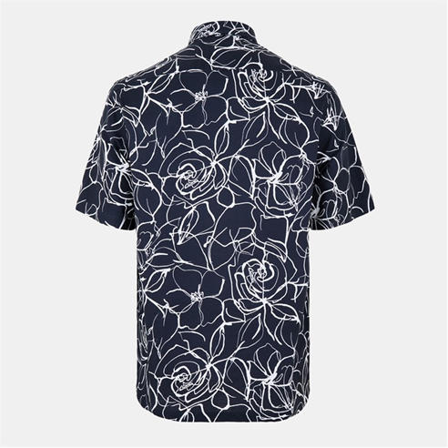Ted Baker - Men's Short-Sleeve Patterned Shirt