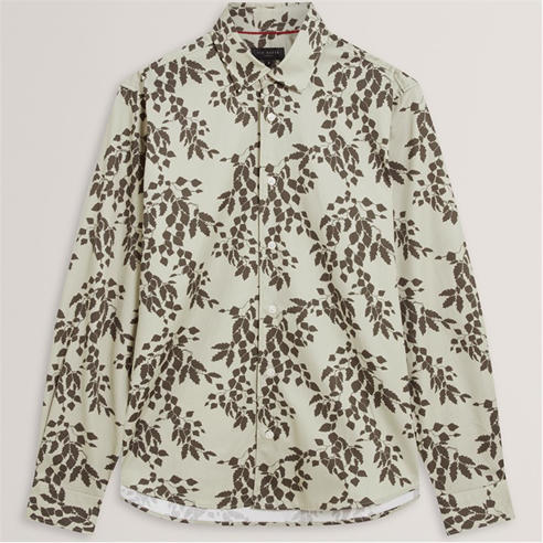Ted Baker - Men's LS Print Long Sleeve Patterned Shirt