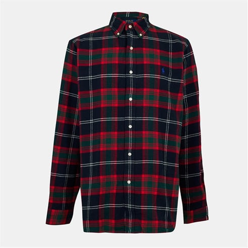 RALPH LAUREN - Men's Long Sleeve Plain Shirt