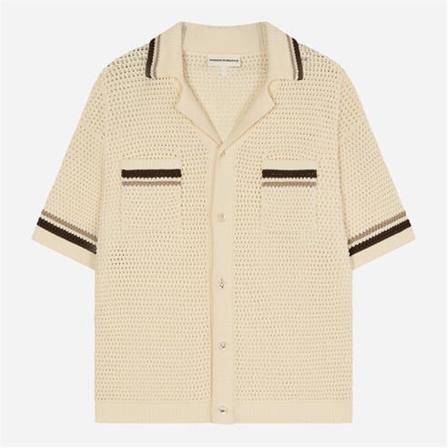 THE COUTURE CLUB - Men's Patterned Short Sleeve Shirt
