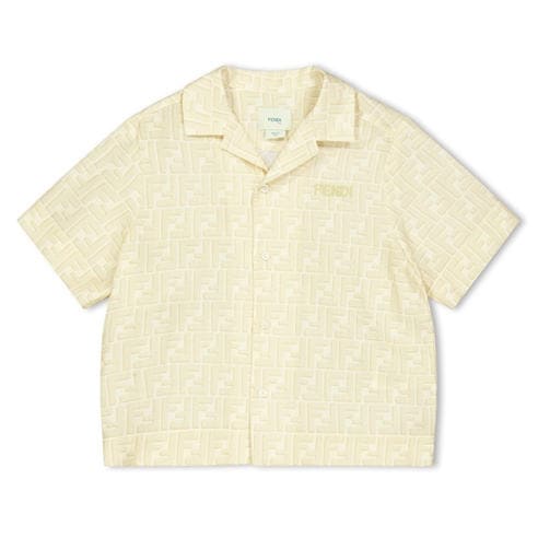 FENDI - Kids' Short Sleeve Bowling Shirt