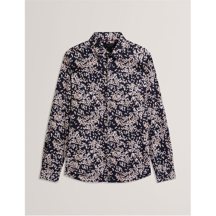 Ted Baker Men's Blue Ted Ls Botanicl Leaf Sn62