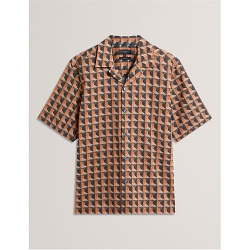 Ted Baker - Ted SSRelx GeoShirt Sn62