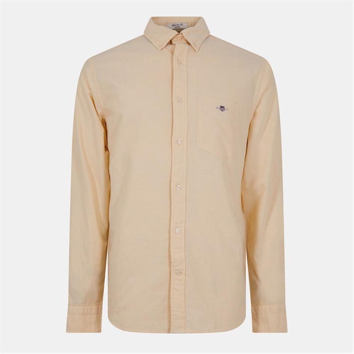 Gant Regular Fit Oxford Shirt – Yellow Gant Regular Fit Oxford Shirt – Yellow
