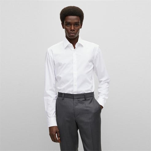 Boss - Men's H Hank Kent Long Sleeve Oxford Shirt