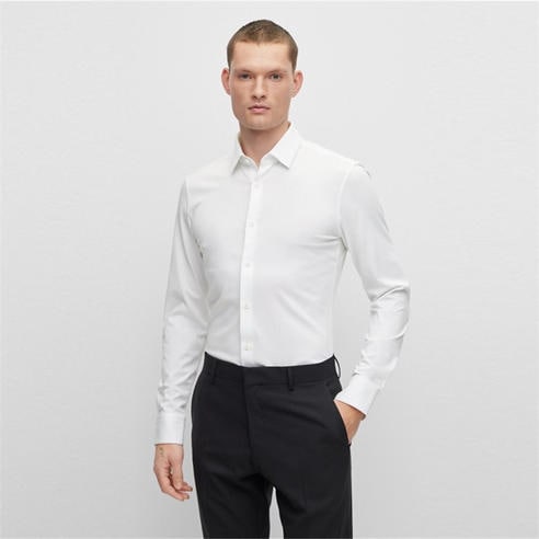 Boss - Men's Hank Long Sleeve Oxford Shirt