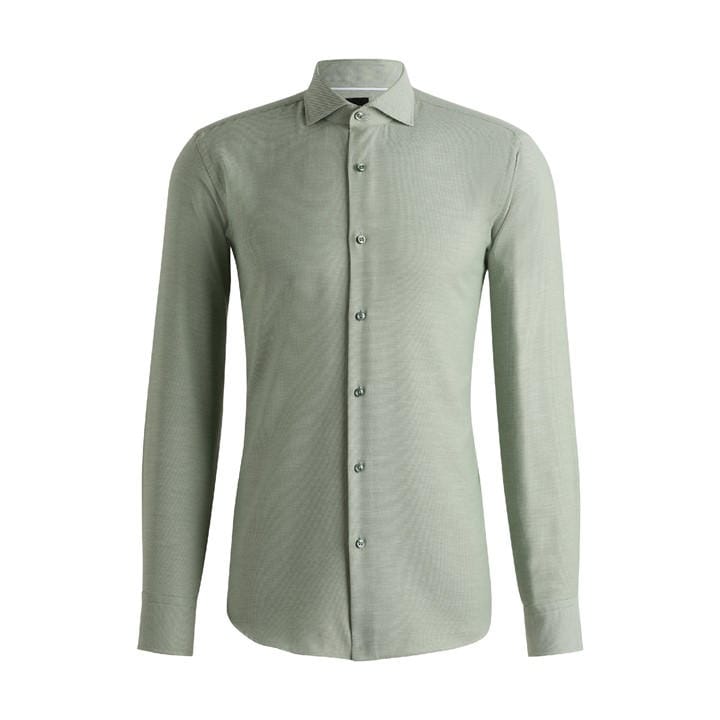 Boss Men's Green H-Joe-Spread-C1-222 10264874 0 Oxford Shirt