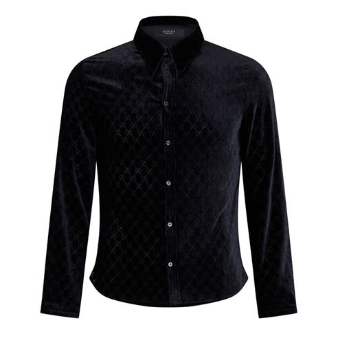 GUCCI - Men's Long Sleeve Patterned Shirt