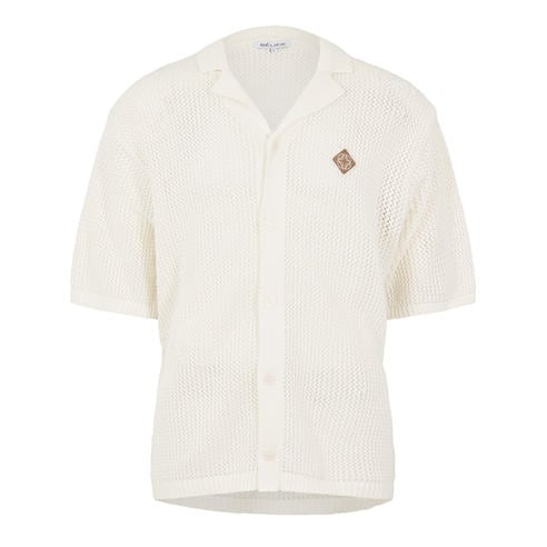 BELIER - Men's Short Sleeve Plain Shirt