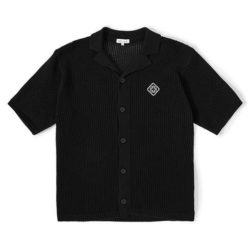 BELIER - Men's Short Sleeve Plain Shirt