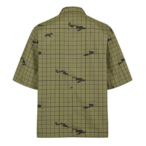 UNDERCOVER - Men's Night Camo Short Sleeve Patterned Shirt