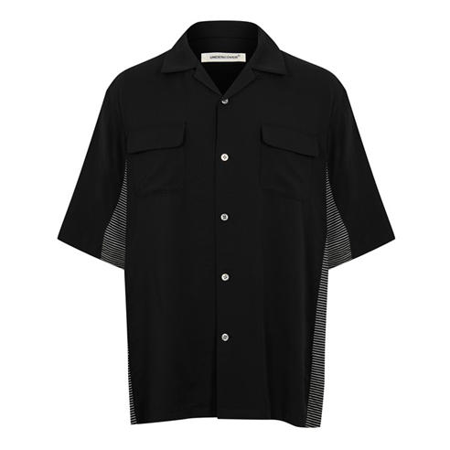 UNDERCOVER - Men's Contrast Short Sleeve Patterned Shirt