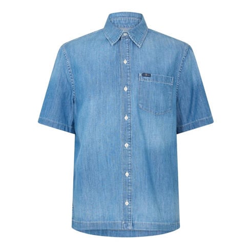 7 For All Mankind - Men's Short Sleeve Plain Shirt