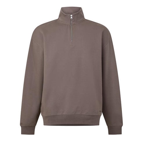 Hugo - Men's Dalizip Cotton 1/4 Zip Fleece Top
