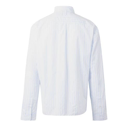 JACQUEMUS - Men's Simon Striped Long-Sleeve Cotton Oversized-Fit Shirt