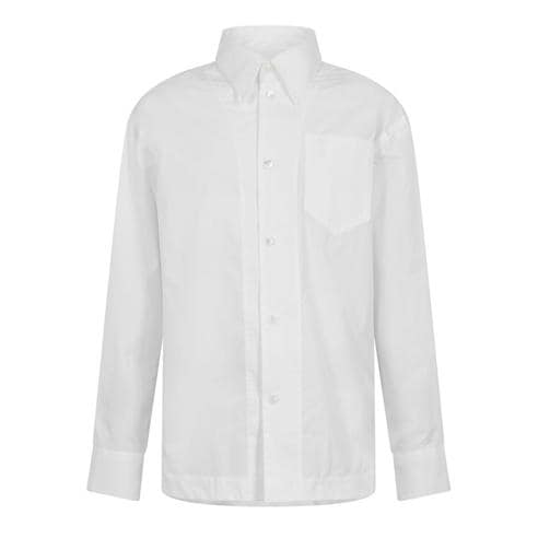 AMI PARIS - Men's Sharp Collar Long Sleeve Plain Shirt