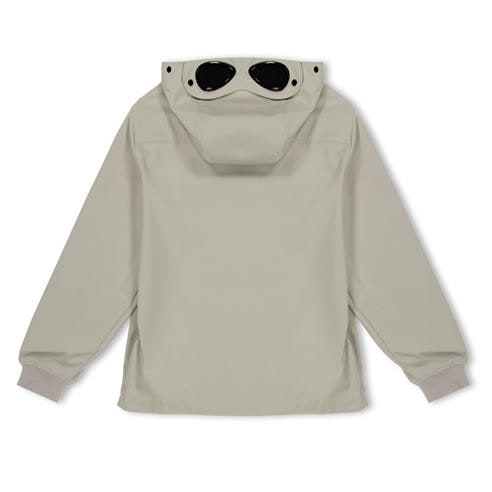 CP COMPANY - Kids' Goggle Water Resistant Long Sleeve Hooded Softshell Jacket