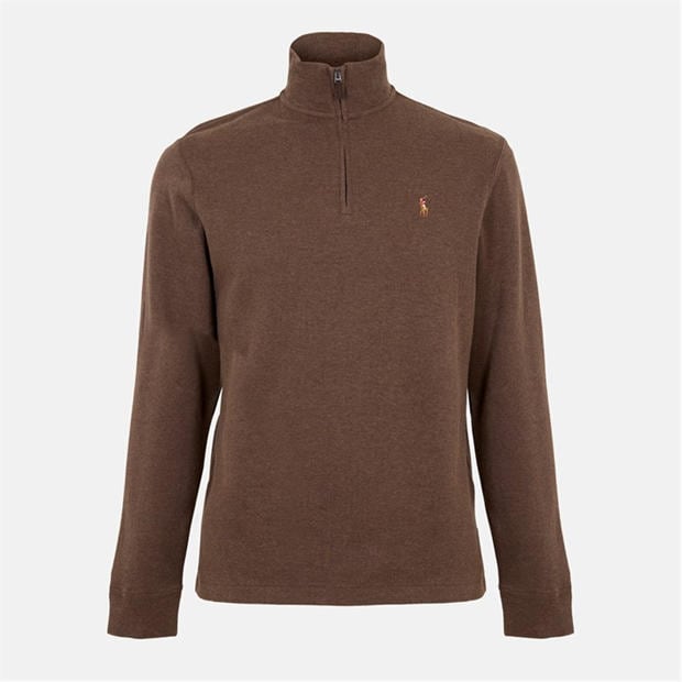 Andover Heather - Polo Ralph Lauren - Estate Fleece Quarter Zip Sweater
