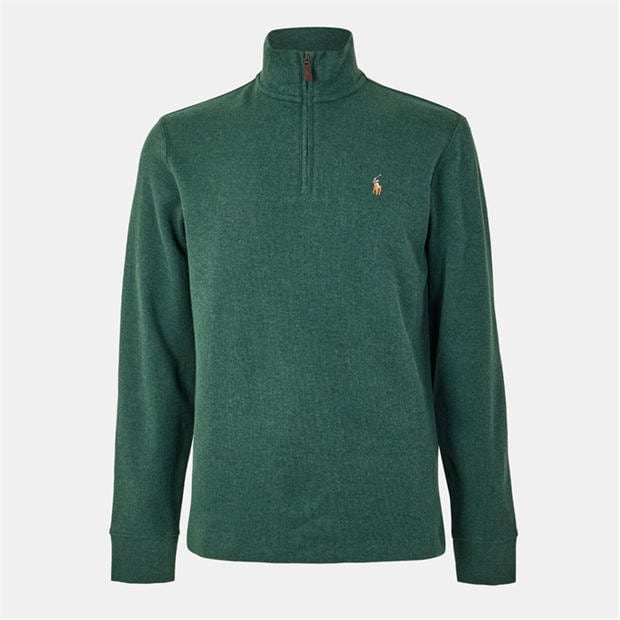 Andover Heather - Polo Ralph Lauren - Estate Fleece Quarter Zip Sweater
