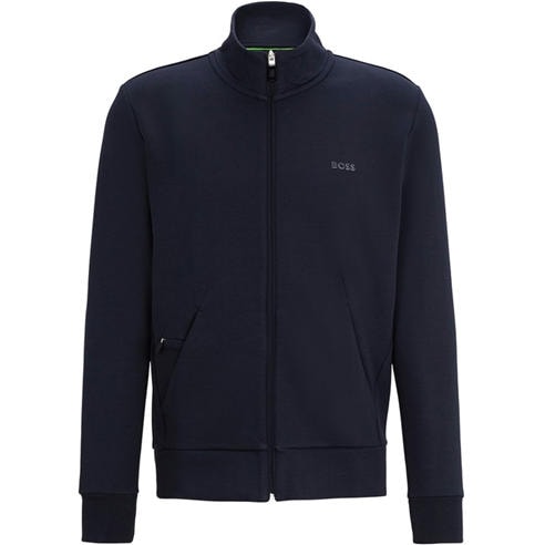 Boss - Men's Skaz Full-Zip Fleece Hoodie High Neck Design