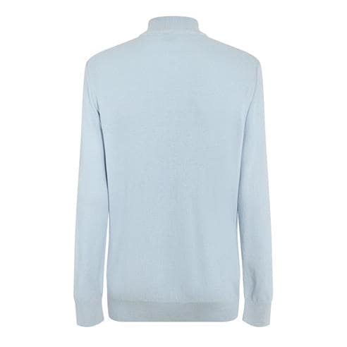 Boss - Men's HBB Ebrando Black Zipped Crew Neck Jumper