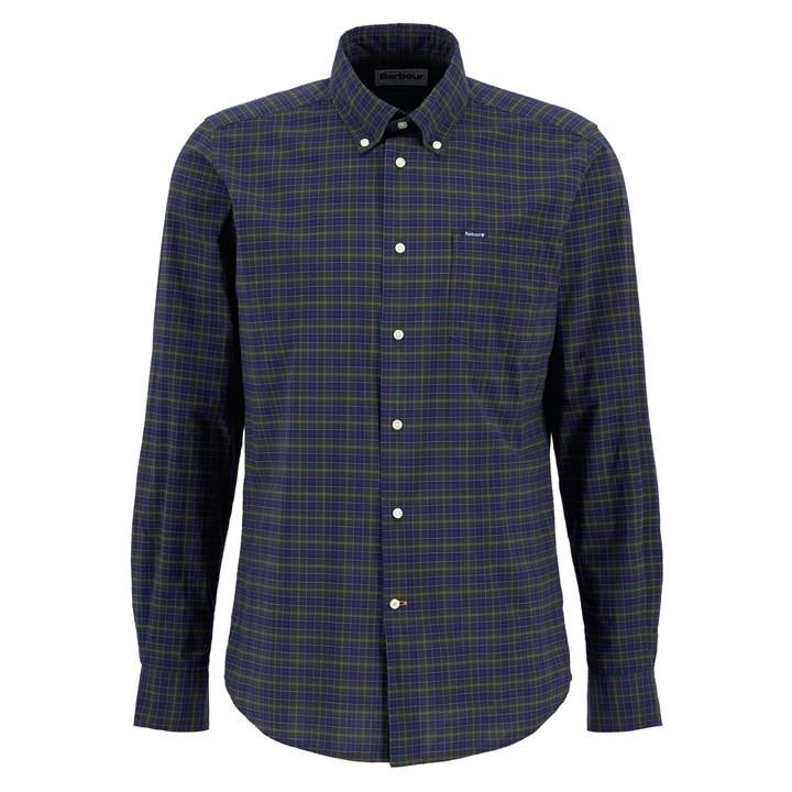 Barbour Men's Green Lomond Tailored Fit Shirt