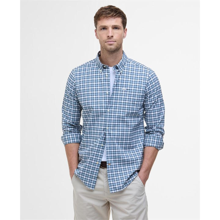 Barbour Men's Blue Lomond Tailored Fit Shirt