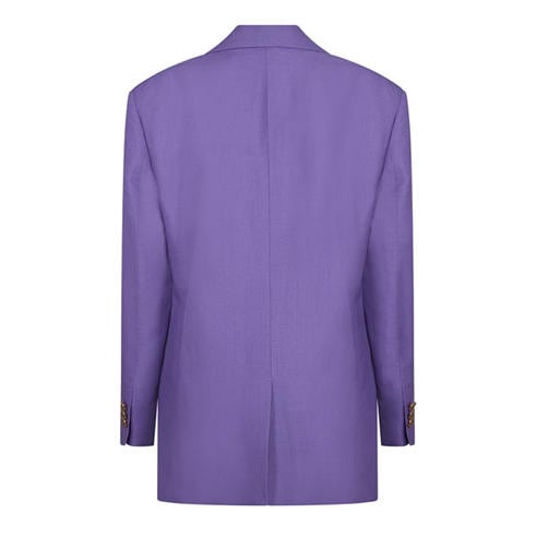 VERSACE - Women's Wool and Linen Blazer