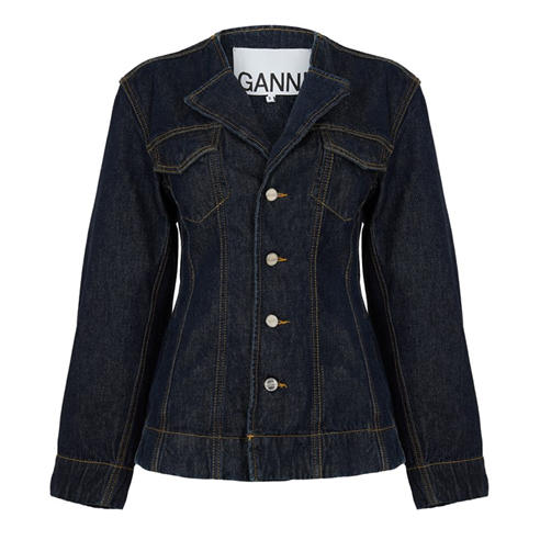 GANNI - Women's Rinse Denim Blazer