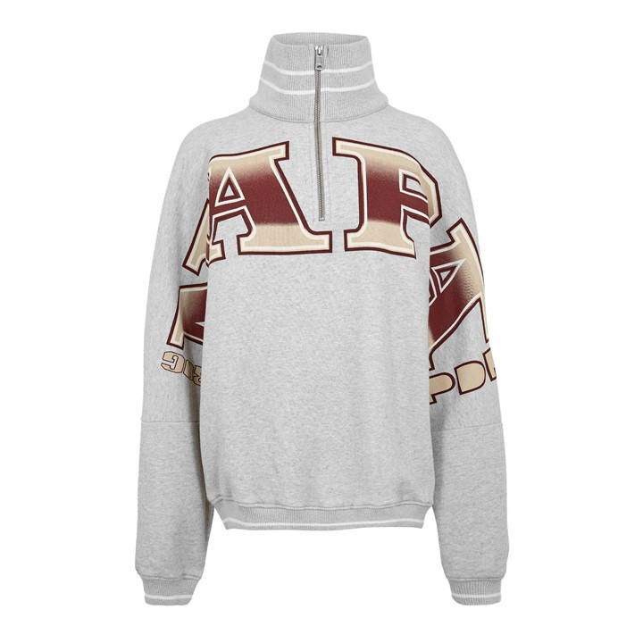 Napapijri Men's Grey Napa X Pdf Half Zip Sn61